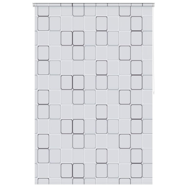 Duschrollo 140x240 cm Quadratmuster