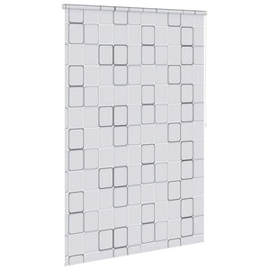 Duschrollo 140x240 cm Quadratmuster