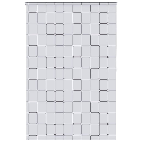 Duschrollo 160x240 cm Quadratmuster