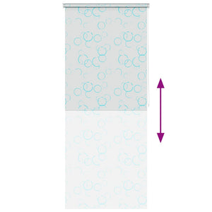 Duschrollo 80x240 cm Blasenmuster