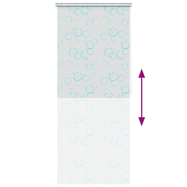 Duschrollo 80x240 cm Blasenmuster