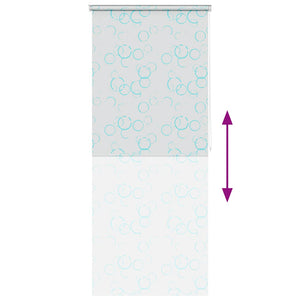 Duschrollo 100x240 cm Blasenmuster