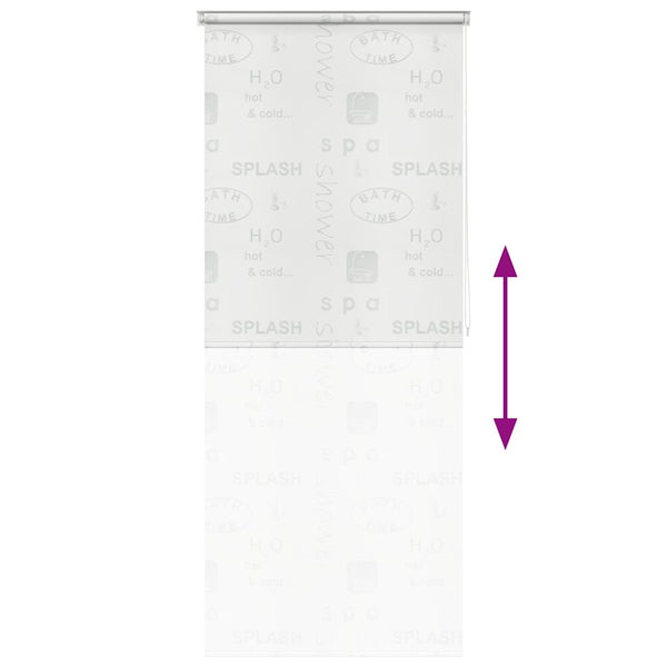 Duschrollo 100x240 cm Splash-Design