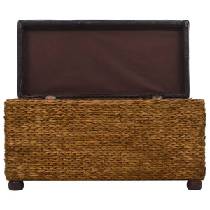 vidaXL Ensemble de 2 bancs en jonc de mer marron