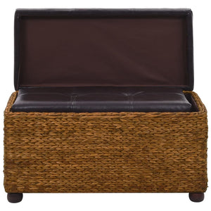 vidaXL Ensemble de 2 bancs en jonc de mer marron