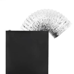 Wandhaube Edelstahl 60cm 756 m³/h Schwarz