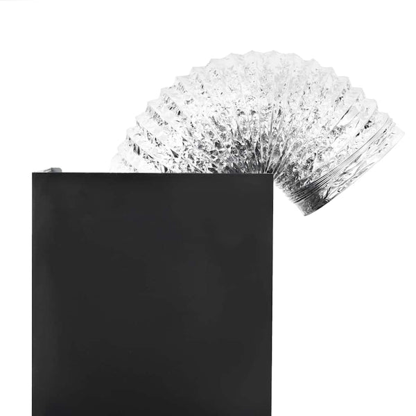 Wandhaube Edelstahl 60cm 756 m³/h Schwarz