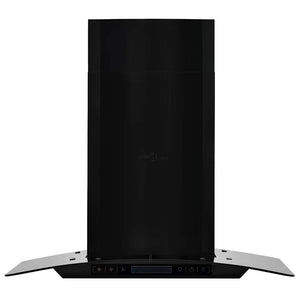 Wand-Dunstabzugshaube Schwarz 60cm 756m³/h