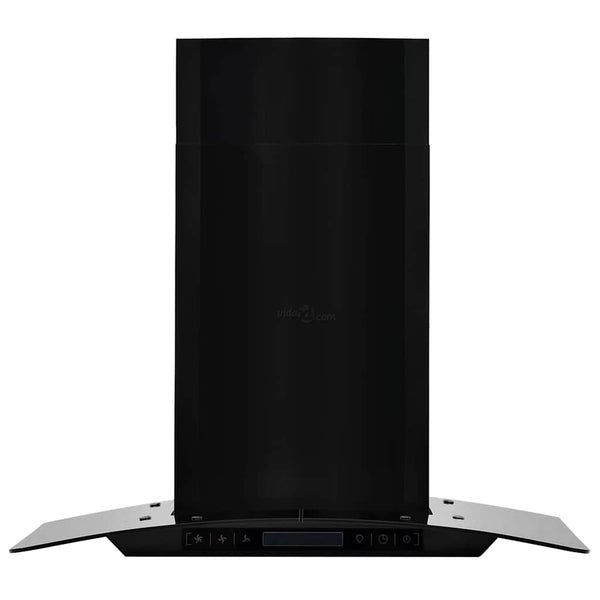 Wand-Dunstabzugshaube Schwarz 60cm 756m³/h