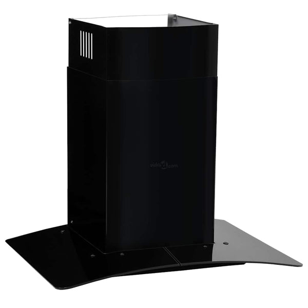 Wand-Dunstabzugshaube Schwarz 60cm 756m³/h