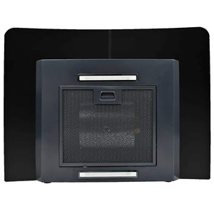 Wand-Dunstabzugshaube Schwarz 60cm 756m³/h