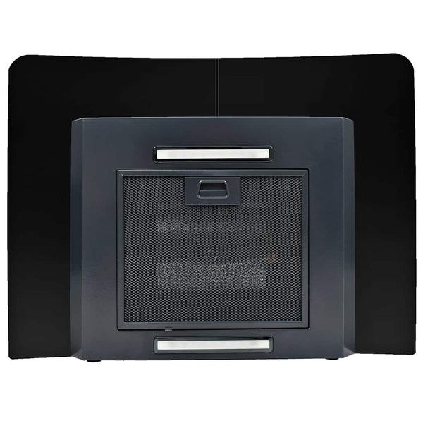 Wand-Dunstabzugshaube Schwarz 60cm 756m³/h