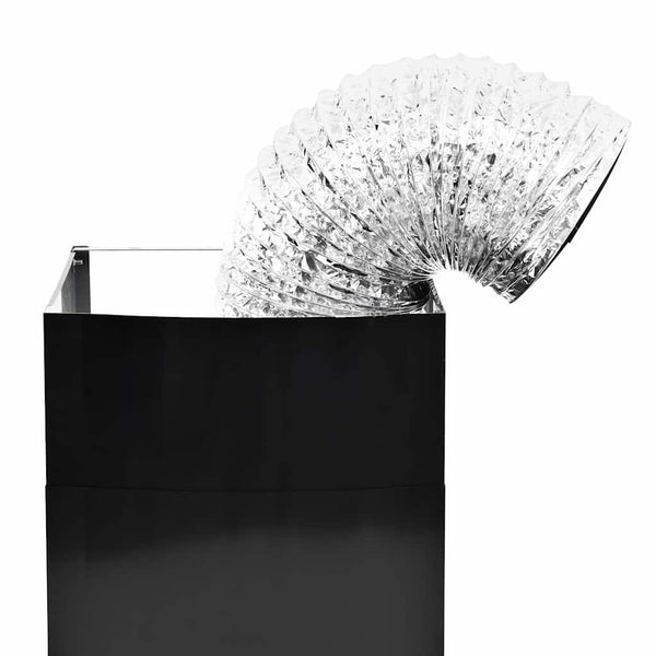 Wand-Dunstabzugshaube Schwarz 60cm 756m³/h