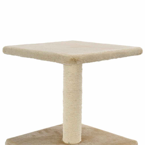 Katzen-Kratzbaum Sisal 55 cm Beige