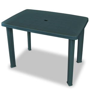 3-tlg. Bistro-Set Kunststoff Grün