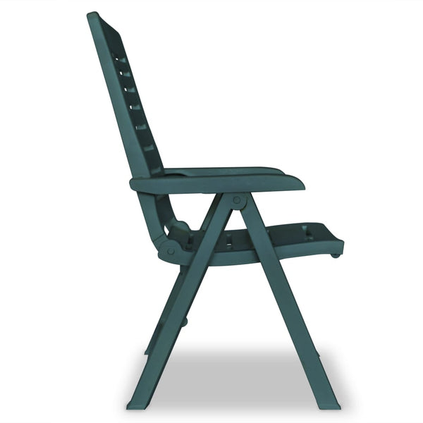 3-tlg. Bistro-Set Kunststoff Grün