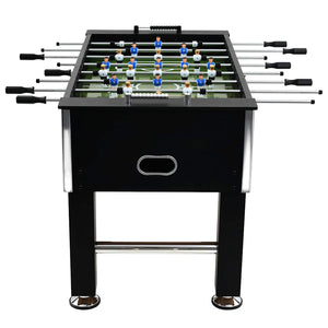 60kg Stahl-Kickertisch - 140cm Schwarz