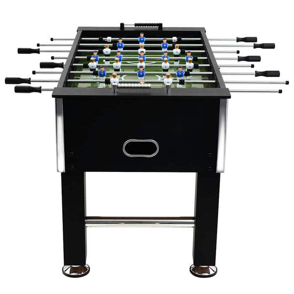 60kg Stahl-Kickertisch - 140cm Schwarz