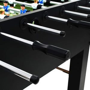 60kg Stahl-Kickertisch - 140cm Schwarz