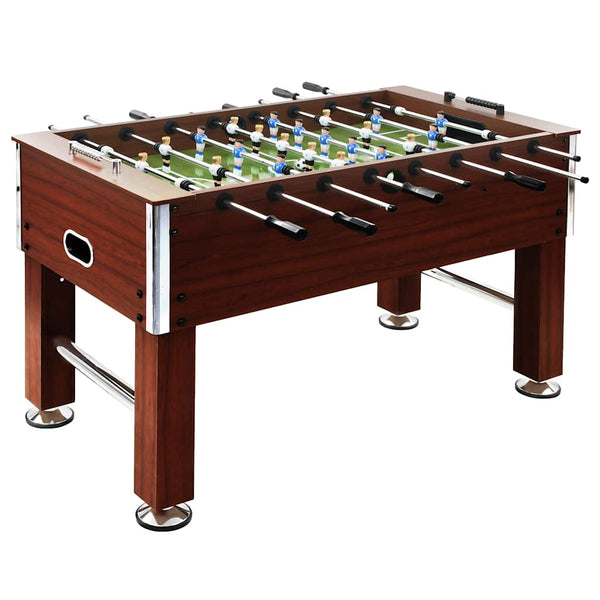 Stahl-Kickertisch - 140cm Braun