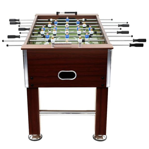 Stahl-Kickertisch - 140cm Braun