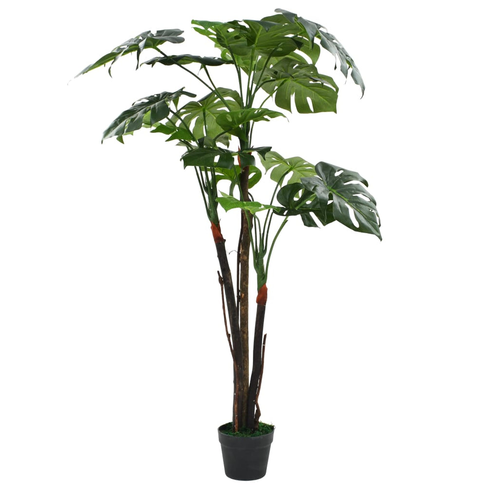 vidaXL Monstera artificielle avec pot 130 cm vert