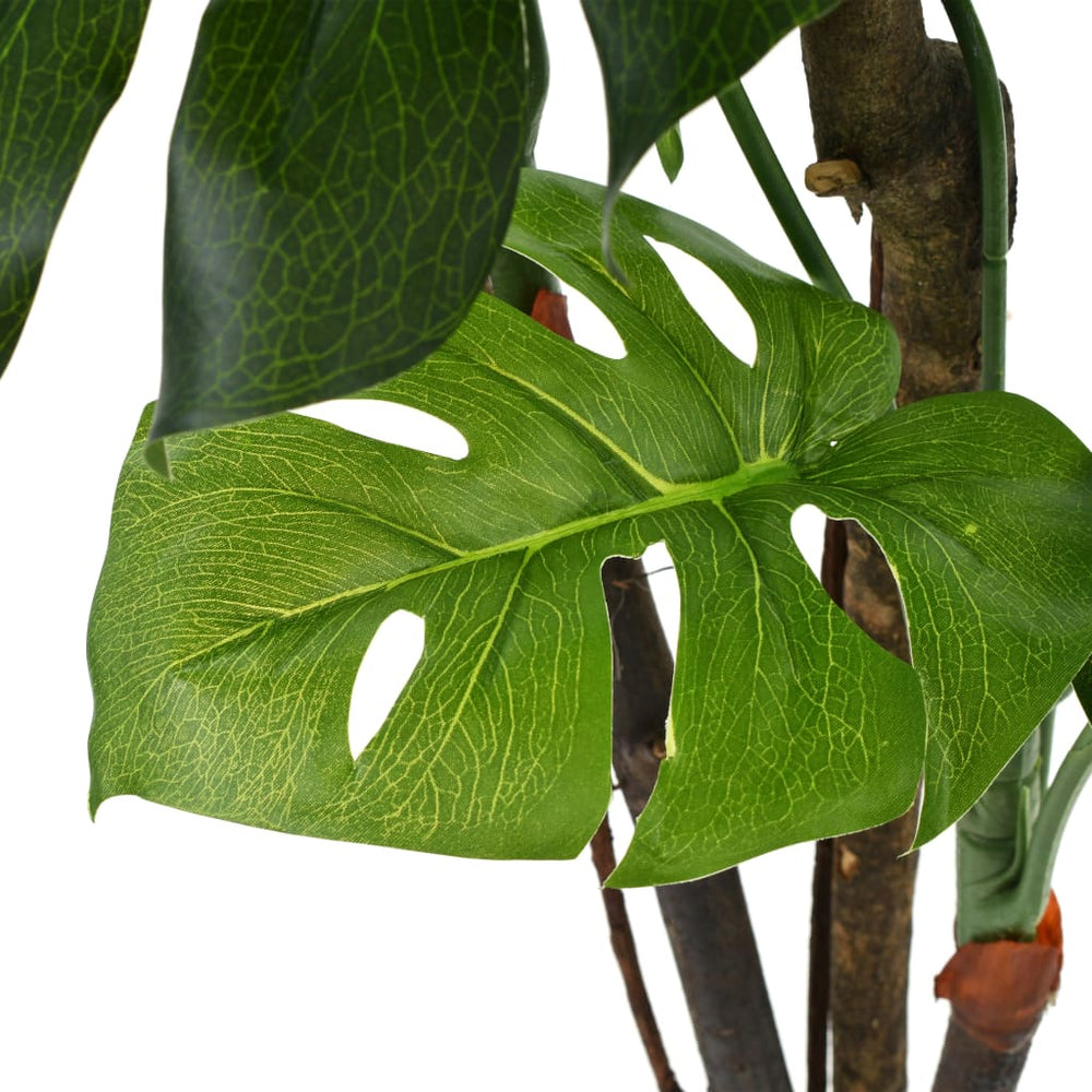 vidaXL Monstera artificielle avec pot 130 cm vert