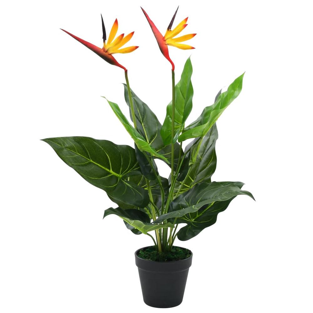 vidaXL Strelitzia artificiel Reginae, fleur de paradisier, 66 cm
