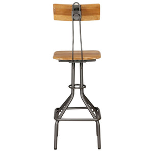 Bar-Set 3-tlg. Recyceltes Massivholz Teak
