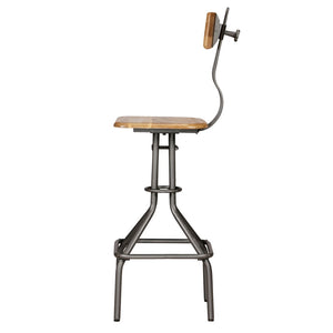 Bar-Set 3-tlg. Recyceltes Massivholz Teak