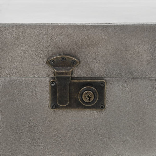 Couchtisch MDF und Aluminium 102x51x47,5 cm