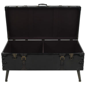 Couchtisch MDF und Stahl 102x51x48 cm