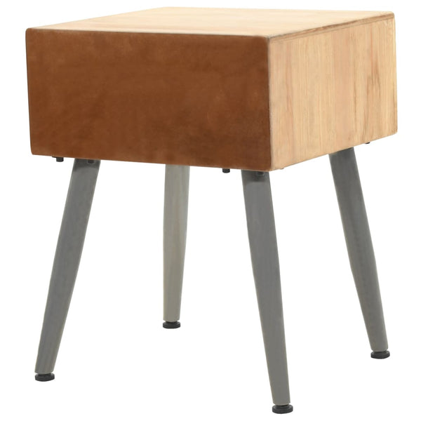 Nachtisch Massivholz Tanne 43x38x50 cm