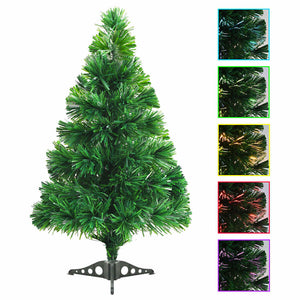 Künstlicher Weihnachtsbaum Glasfaser 64 cm Grün