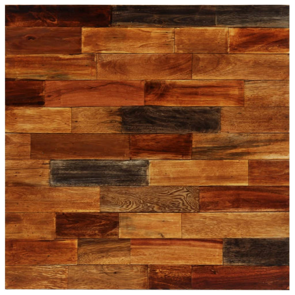vidaXL Table de bar en bois de récupération massif 70x70x106 cm