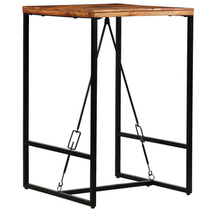 Bartisch Altholz Massiv 70x70x106 cm