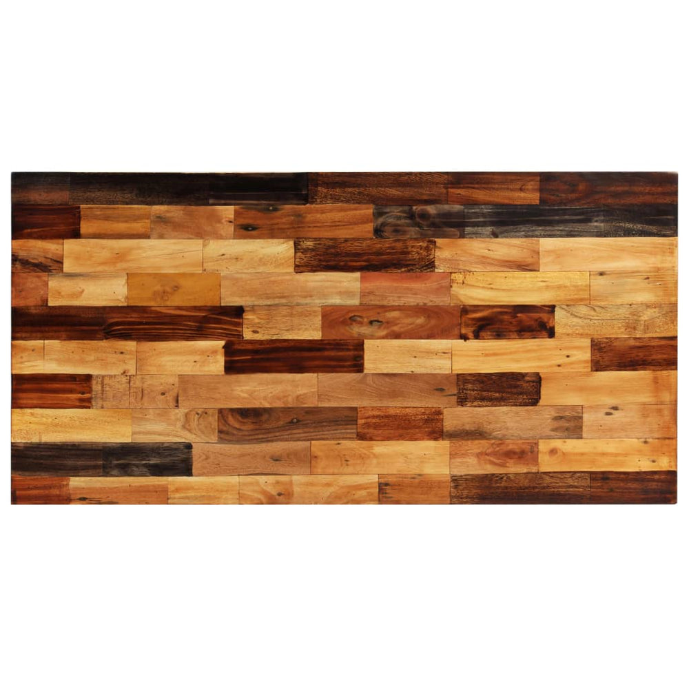 vidaXL Table de bar en bois de récupération massif 120x60x106 cm