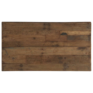 Opium-Couchtisch Altholz und Stahl 110×60×35 cm