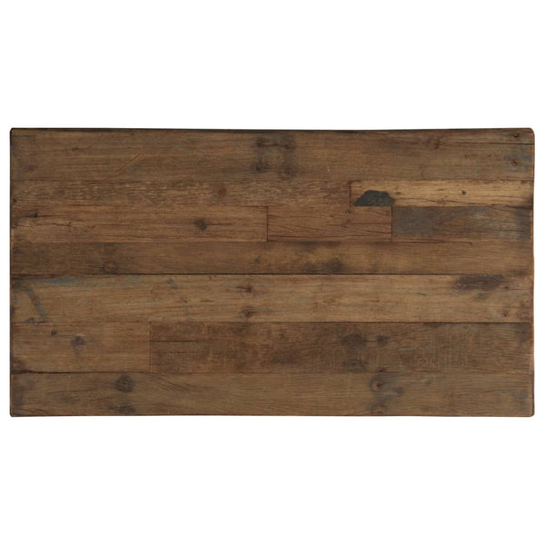 Opium-Couchtisch Altholz und Stahl 110×60×35 cm