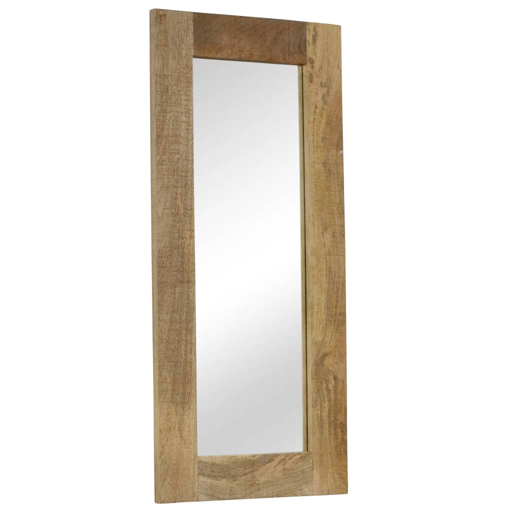 vidaXL Miroir en bois de manguier massif 50 x 110 cm