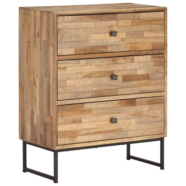Sideboard Recyceltes Teakholz 60x30x75 cm