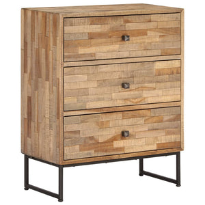 Sideboard Recyceltes Teakholz 60x30x75 cm