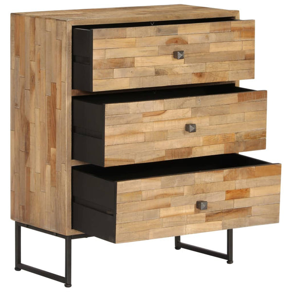 Sideboard Recyceltes Teakholz 60x30x75 cm