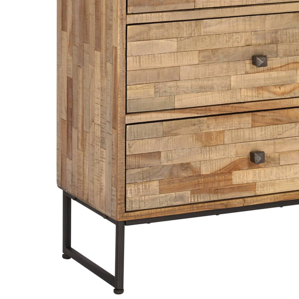 Sideboard Recyceltes Teakholz 60x30x75 cm