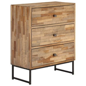 Sideboard Recyceltes Teakholz 60x30x75 cm