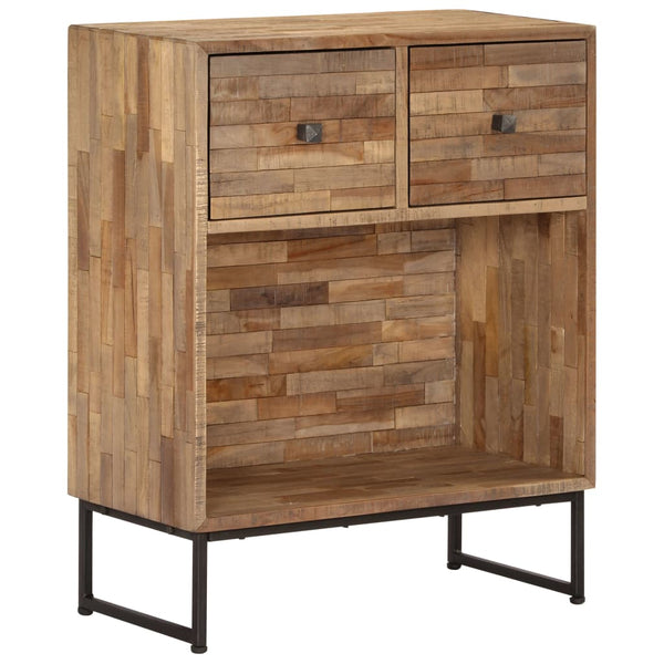 Sideboard Recyceltes Teakholz 60x30x75 cm