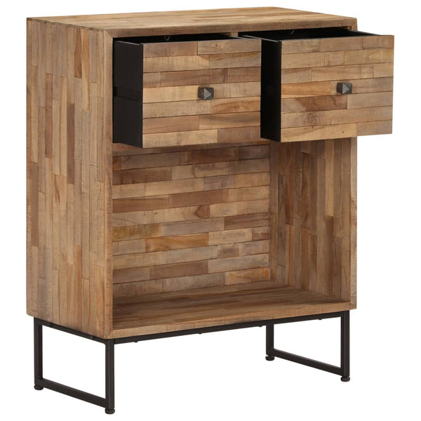 Sideboard Recyceltes Teakholz 60x30x75 cm