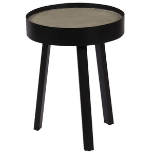 Couchtisch mit Tischplatte aus Beton 40x55 cm