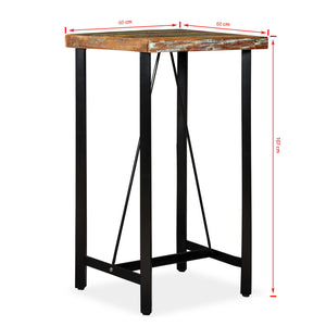 3-tlg. Bar-Set Altholz Massiv