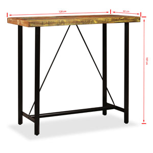 5-tlg. Bar-Set Altholz Massiv